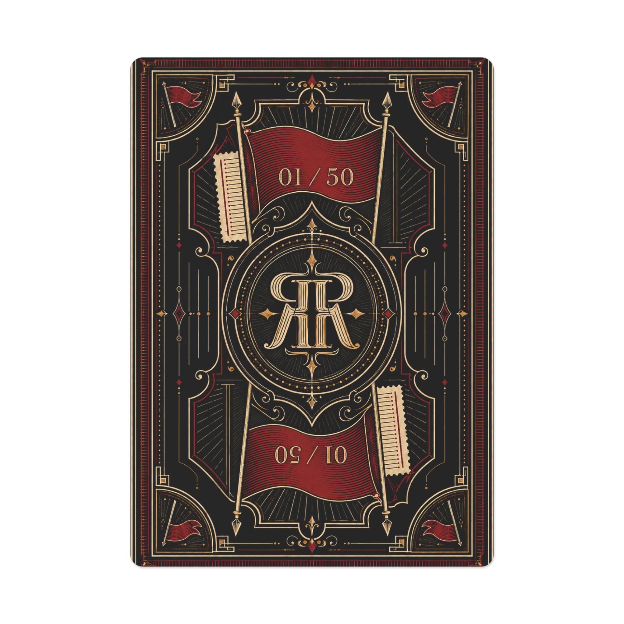 RED FLAGS & RECEIPTS No. 01/50 Limited-Edition Playing Cards