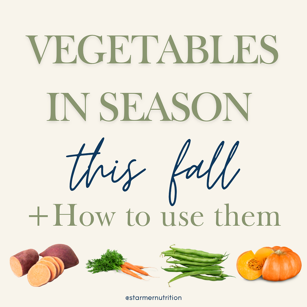 Vegetables in Season this Fall + How to Use Them!