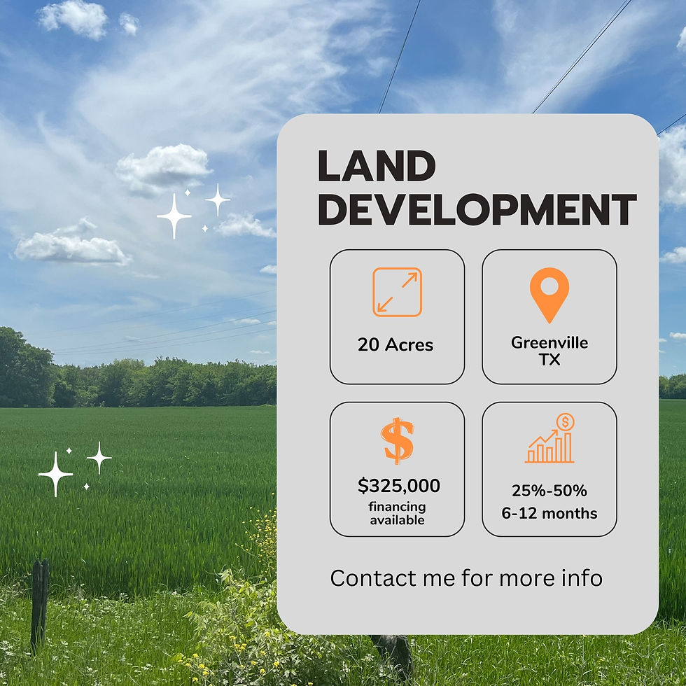 Land Development 20 Acres in Greenville