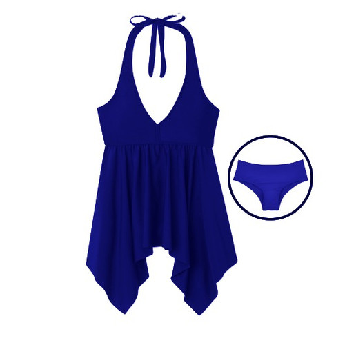 Period Swimwear Tankini Set Blue Waters
