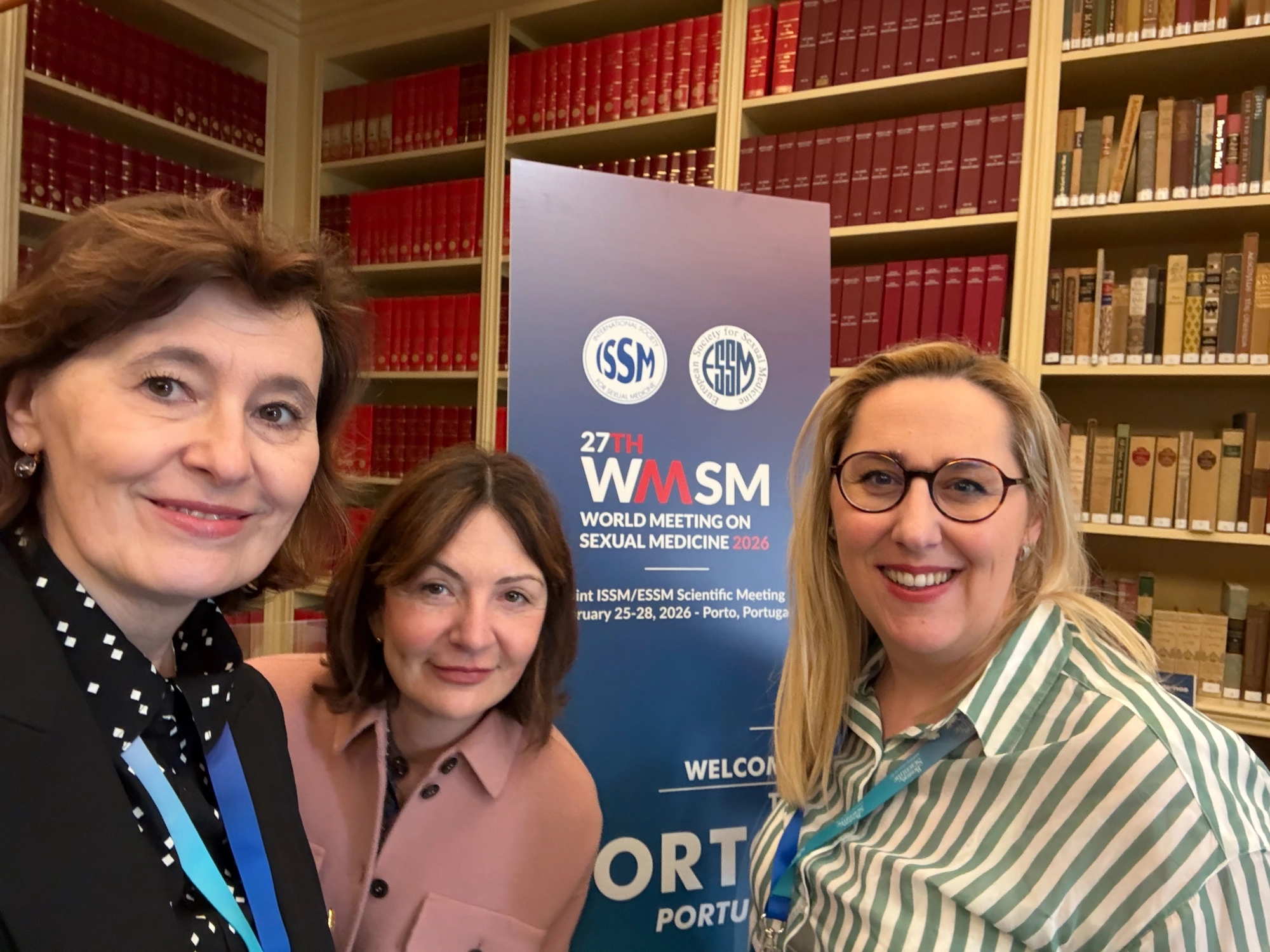 Dr. Ivančica Peček s kolegicama na Svjetskom kongresu seksualne medicine u Portu