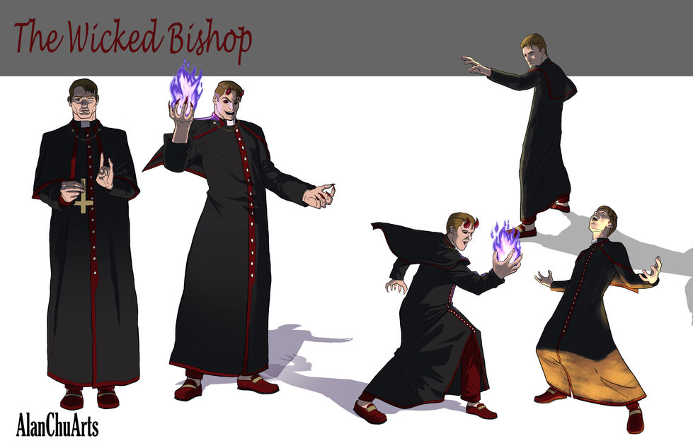 The Wicked Bishop - Poses