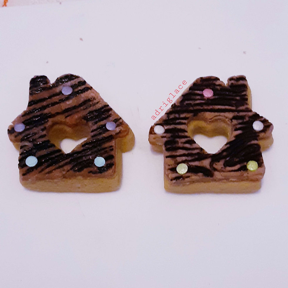 Miniatura: Casinha Vintage - Biscoito Decorado
