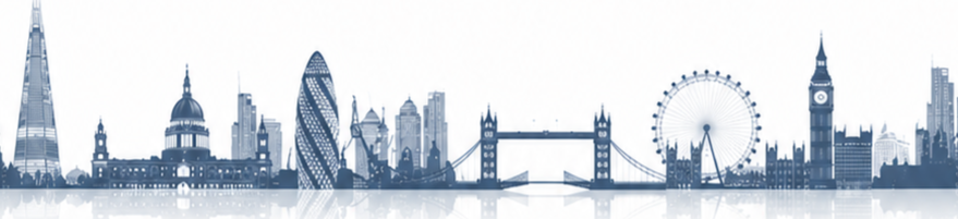 London skyline silhouette watermark