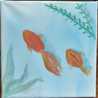 金魚の絵