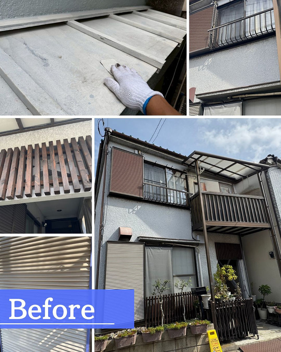 塗装工事の施工前