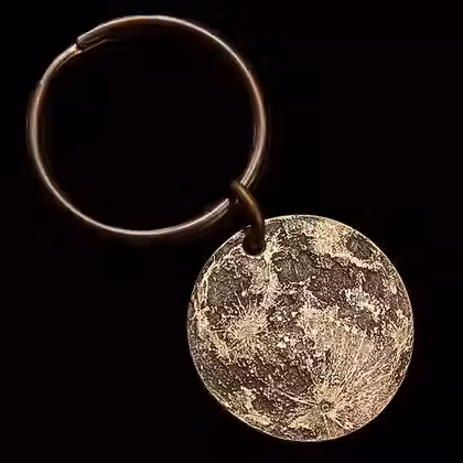 Harvest Moon Keychain