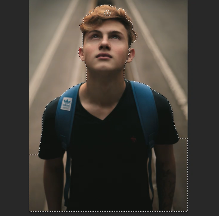 using quick selection tool photoshop