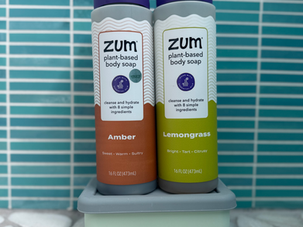 Lower-tox bathroom favorites including toothpaste tablets, shampoo and conditioner bars, bamboo toilet paper, body wash, and simple personal care essentials.