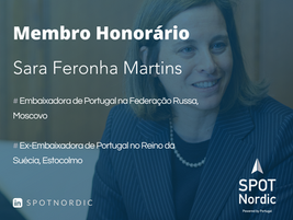 Sara Martins, Former Ambassador of Portugal to Sweden, Appointed Honorary Member of SPOT Nordic