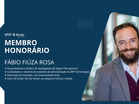Fábio Fiúza Rosa, Vice Presidente e Diretor de Investigação da Asgard Therapeutics, foi nomeado membro honorário da SPOT Nordic