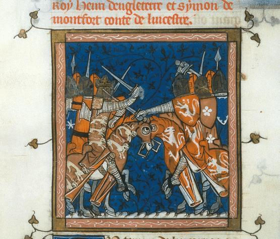 Depiction of Simon de Montfort