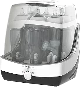 baby brezza esterilizador de biberones con secado ultra rapido