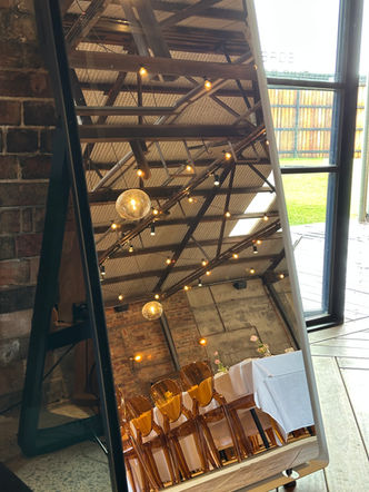 Photo Booth set up for a wedding at the Co-Op Gerringong.