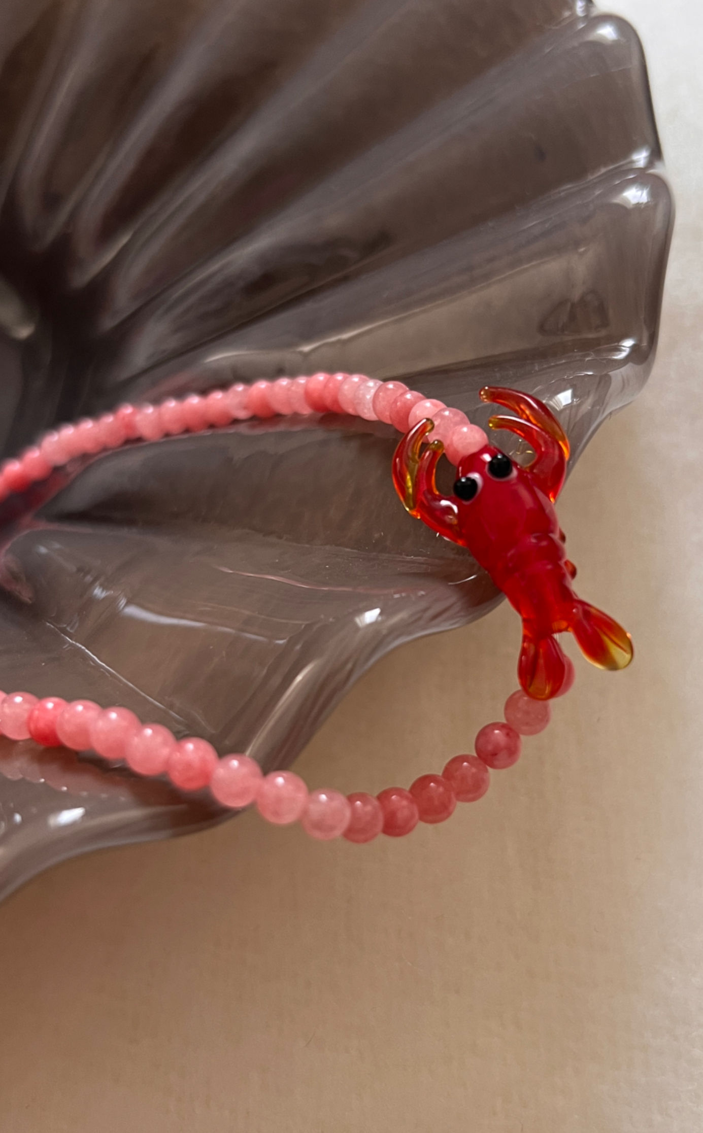 Homar z truskawkowym jadeitem