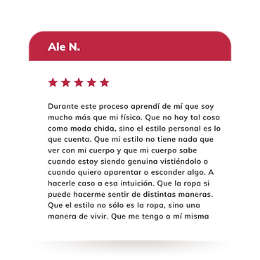 Testimonio Coaching de imagen