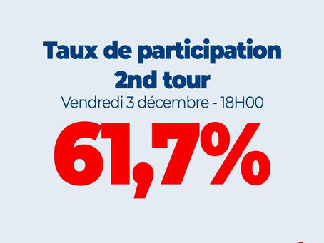 🚀 Le taux de participation