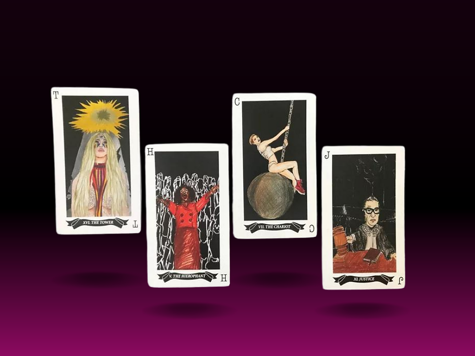 Thumbnail: Badass Bitches Tarot Deck by Cardsy B