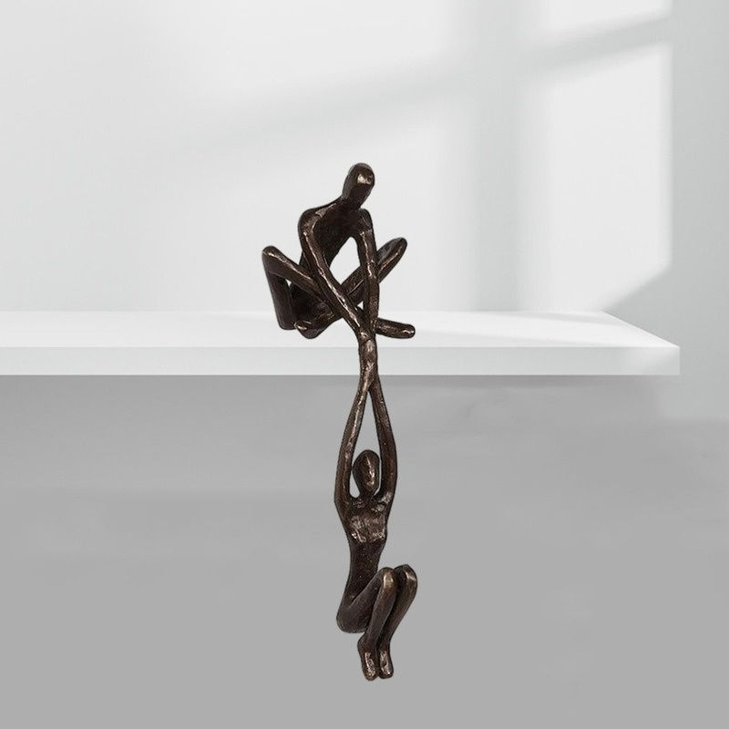 Thumbnail: Dancing Couple Figurine Sculpture For Home Decor
