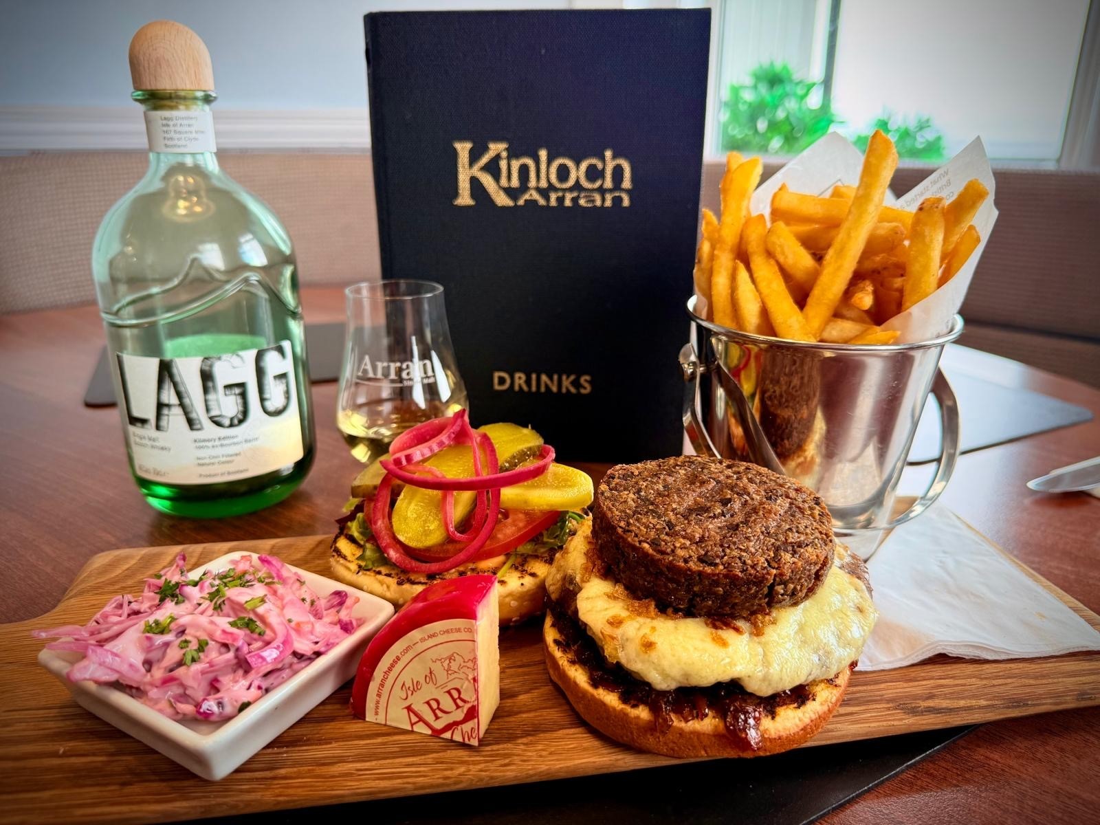 Arran Burger Lunchtime Special and Malt of the Month — by Kinloch Hotel — 23 Oct - 2 Nov 26 — Kinloch Hotel