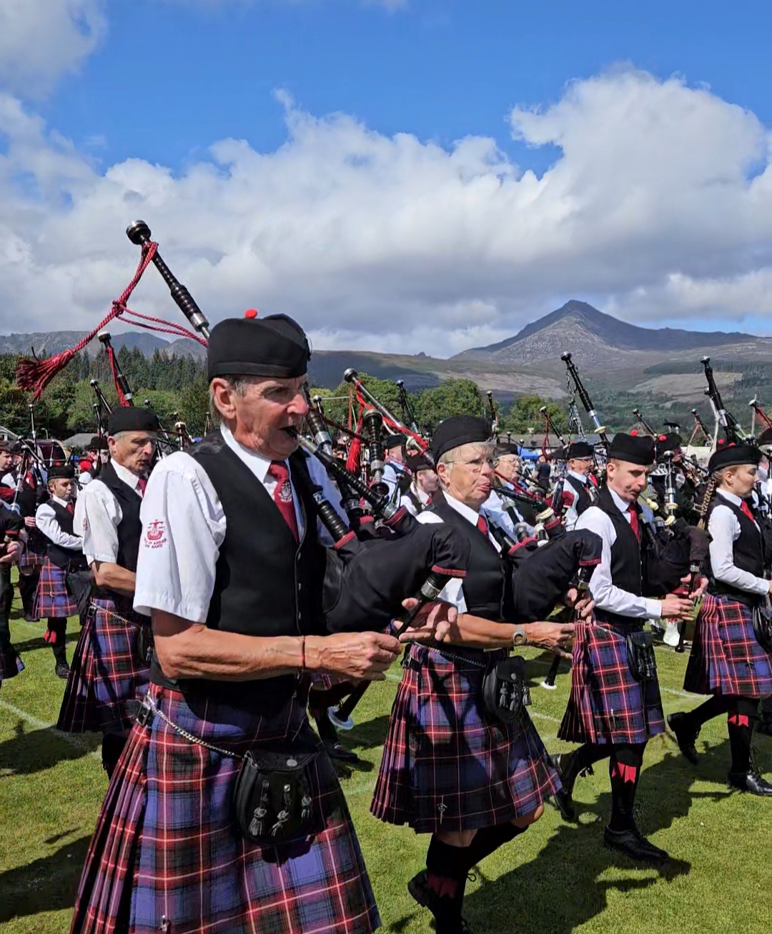 Brodick Highland Games at Ormidale Park, Isle of Arran