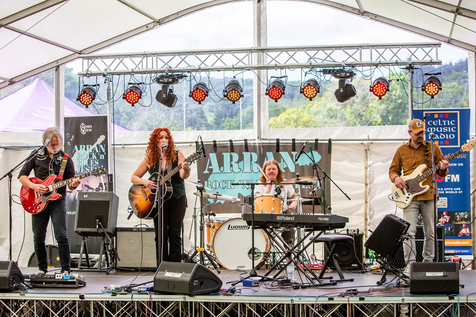 Arran Rock N Blues Festival at Ormidale Park, Brodick, Isle of Arran