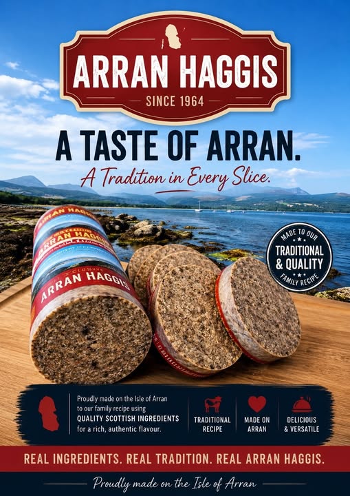 A Celebration of All Things Haggis by the Arran Butcher — by The Arran Butcher — 26 Oct - 31 Oct 26 — The Arran Butcher