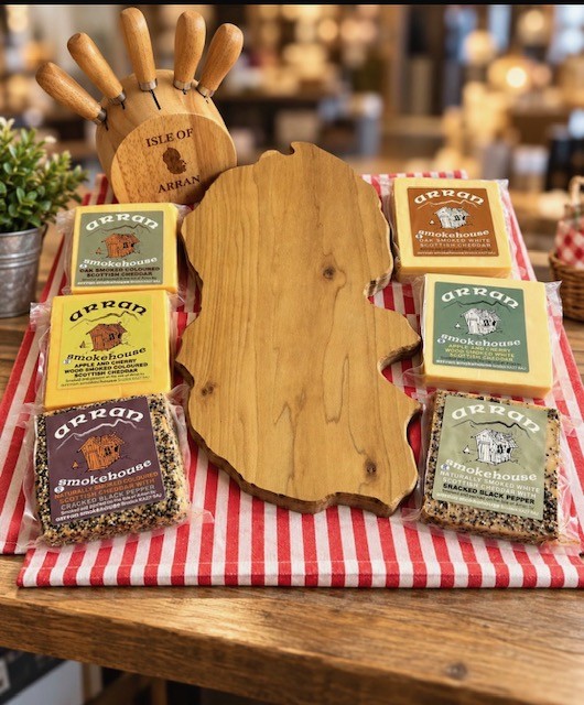 Island Hand-Smoked Scottish Cheddar Sampling at Love Arran — by Love Arran — 23 Oct - 1 Nov 26 — Love Arran Gift Shop