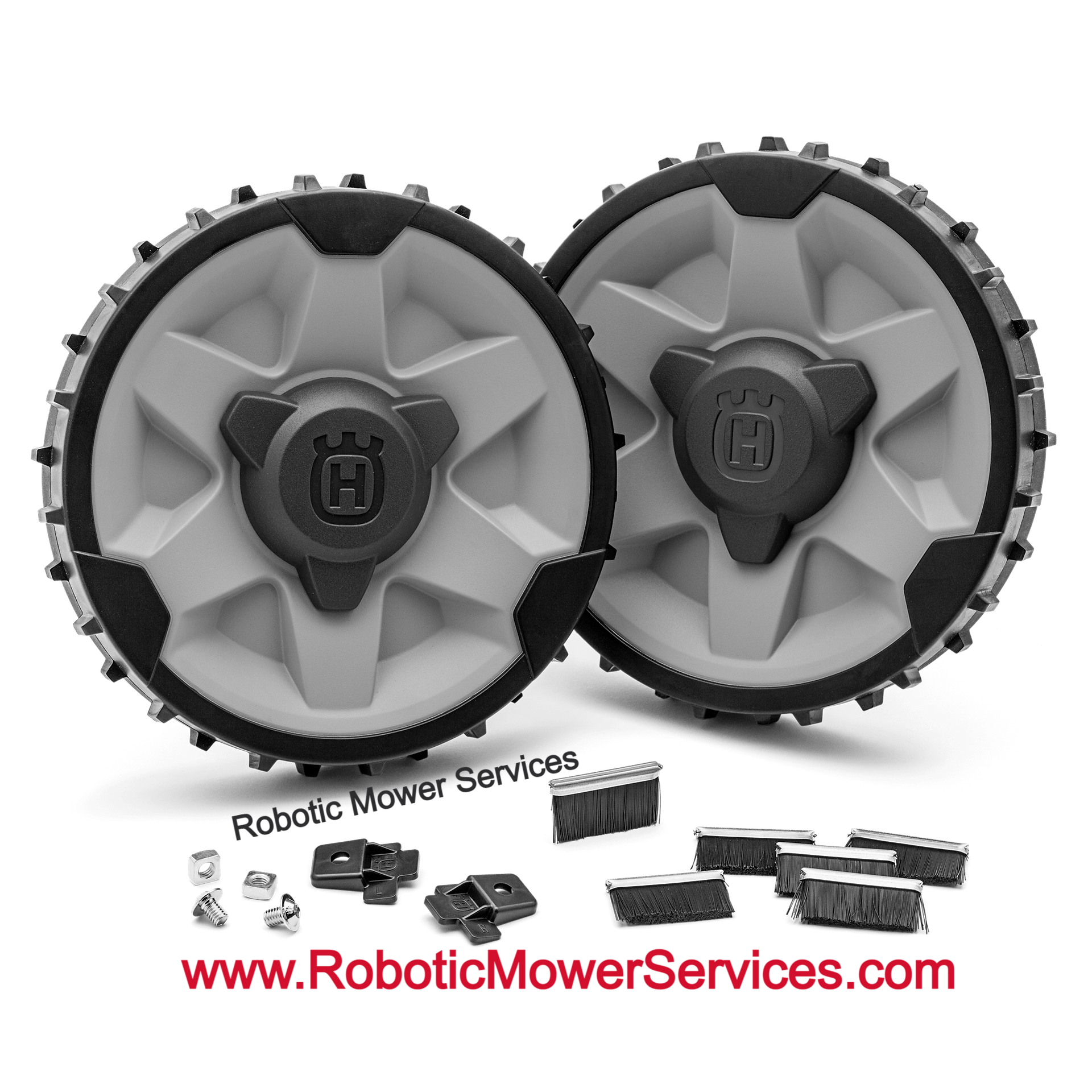 Husqvarna Automower Terrain Kit for 430X, 430XH, 450X, 450XH, 520, 520H, 550, & 550H models available for purchase from Robotic Mower Services. Visit www.RoboticMowerServices.com to purchase this terrain kit and other Husqvarna Automower parts and Automower accessories.