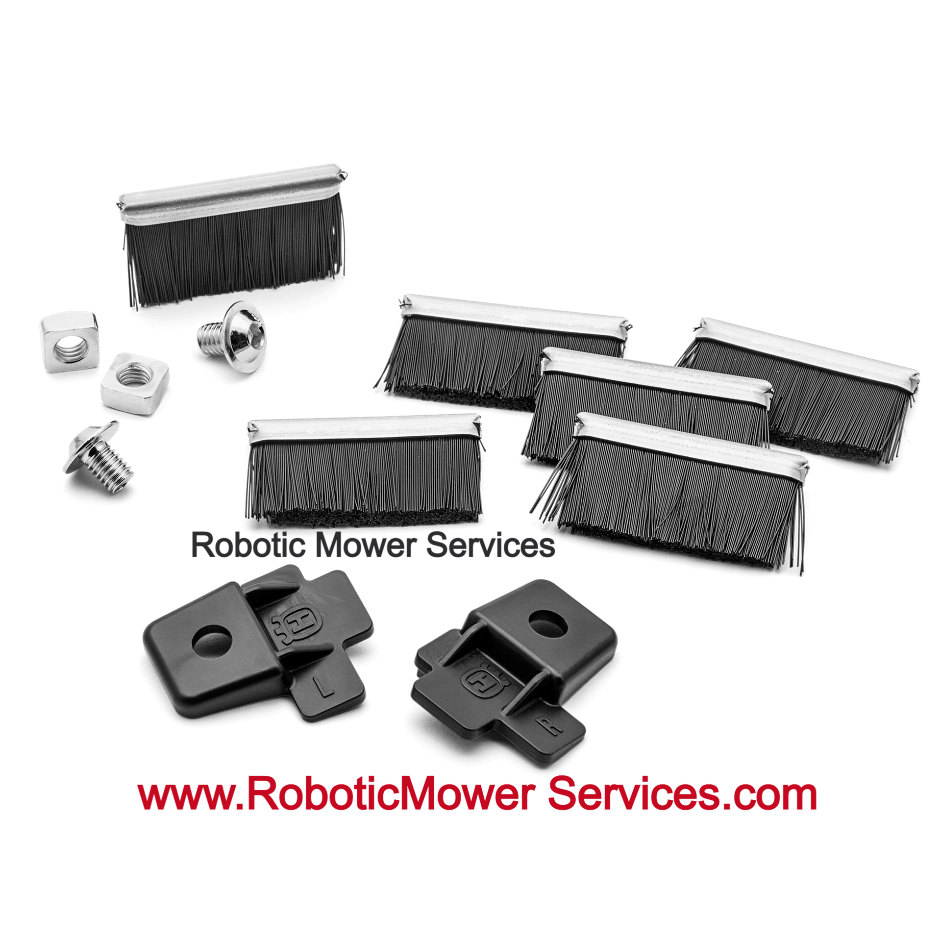 310, 315, & 315X Husqvarna Automower Wheel Brush Kit available from Robotic Mower Services. Visit www.RoboticMowerServices.com to purchase this Automower wheel brush kit and other Husqvarna Automower parts and Automower accessories.