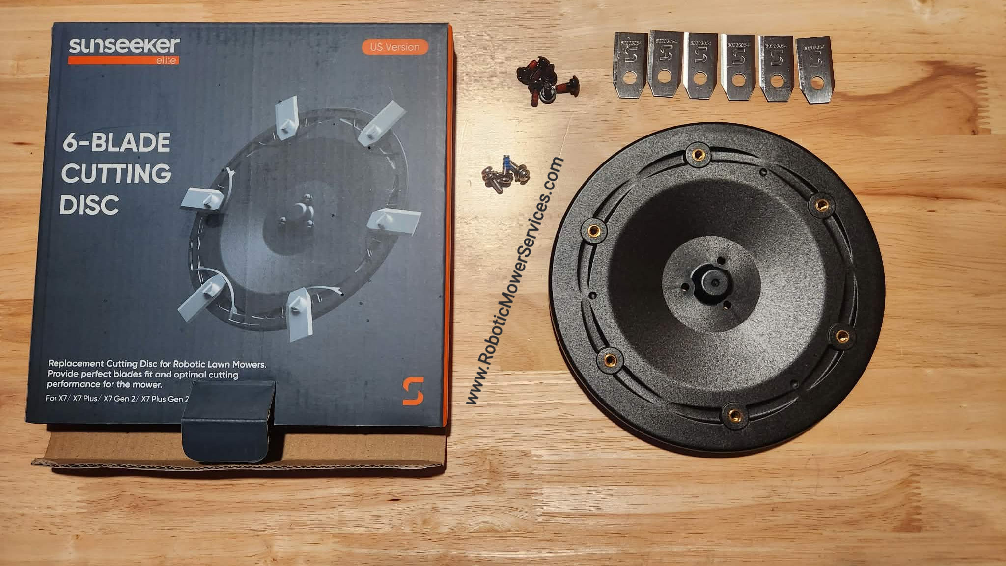 6 Blade Cutting Disk Kit - X7, X7 PLUS, X7 PRO