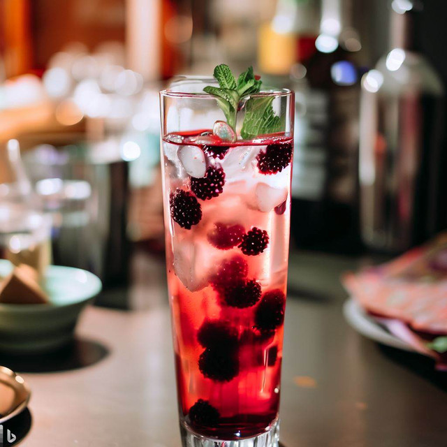 Wildberry Tonic and Gin