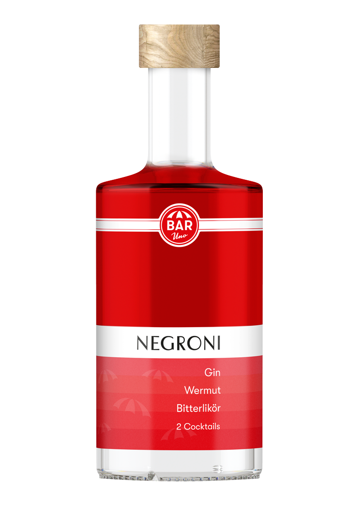 BARuno Negroni ready-to-drink cocktail in a bottle