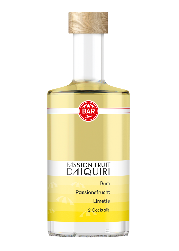 BARuno Daiquiri Rum Passionfruit ready-to-drink cocktail in a bottle