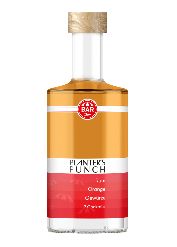 BARuno Planter's Punch Rum Orange ready-to-drink cocktail in a bottle