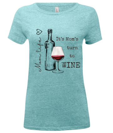 Thumbnail: Women's Round-Neck "Mom Life"