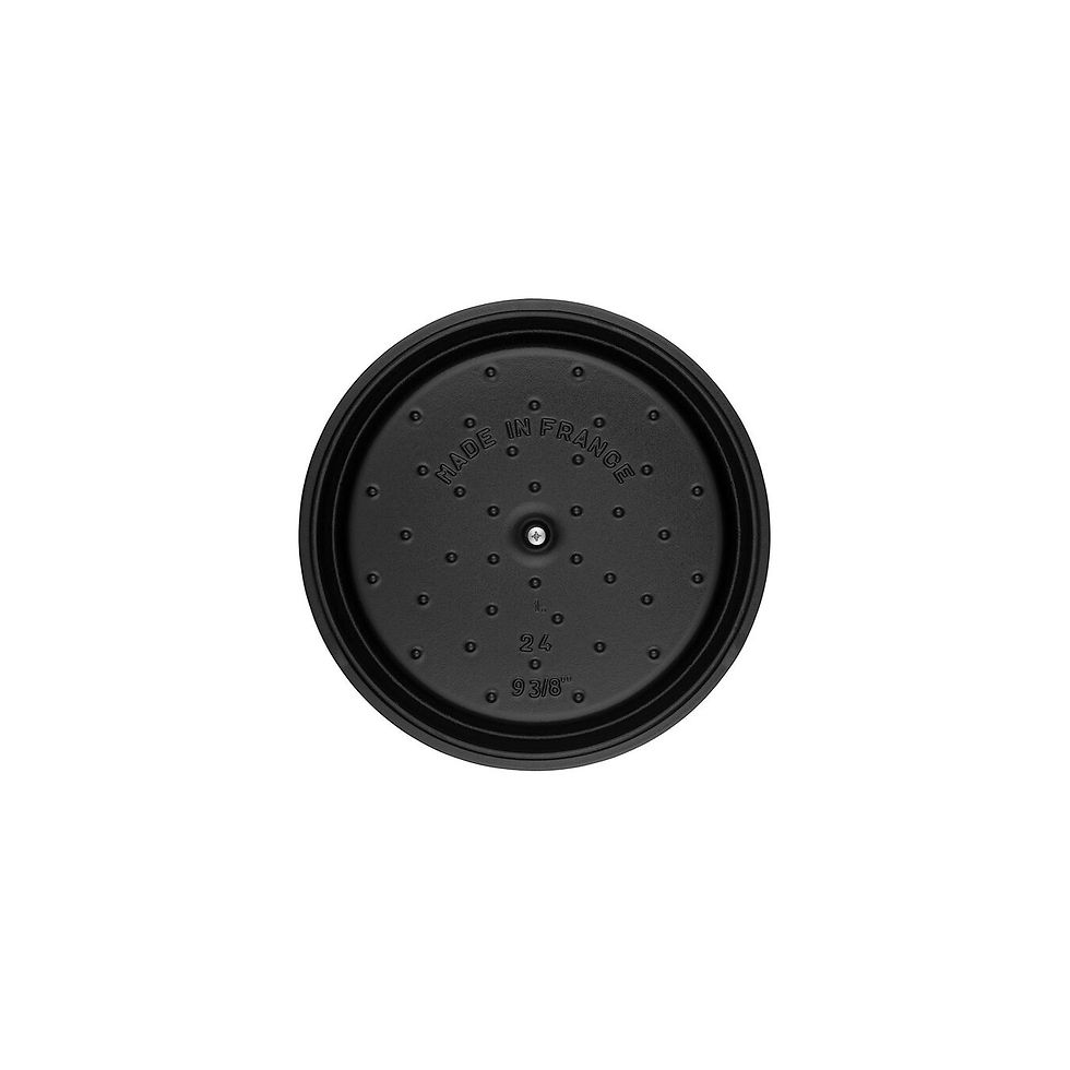 Thumbnail: STAUB CAST IRON 4 QT, ROUND, COCOTTE, BLACK MATTE