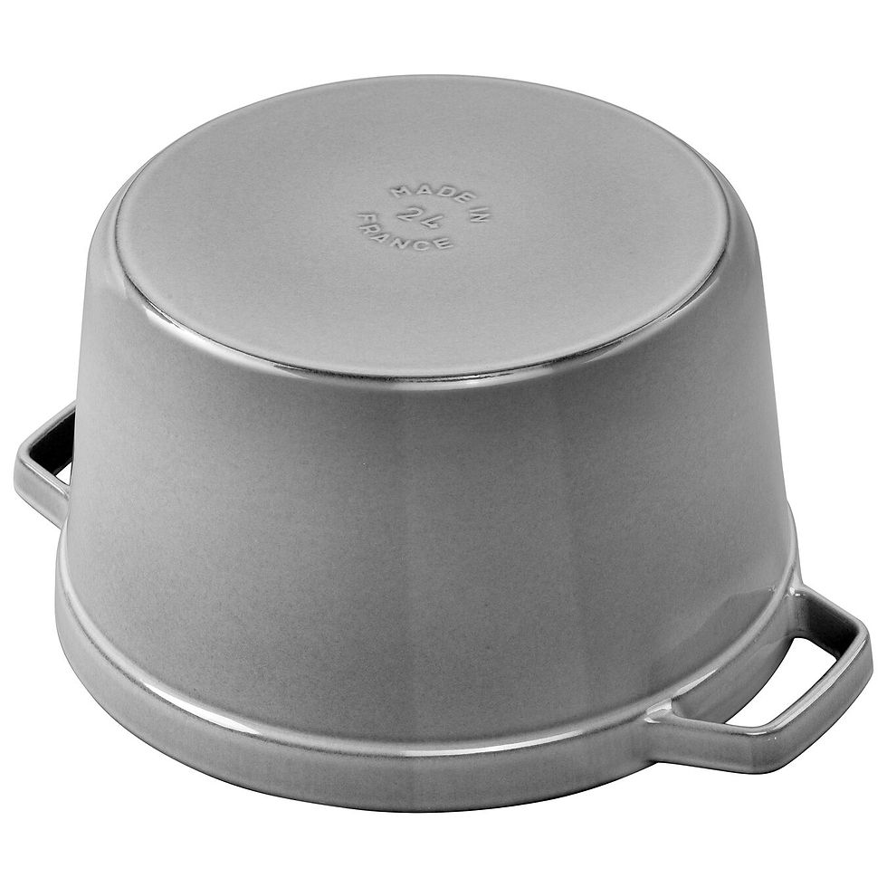 Thumbnail: STAUB LA COCOTTE 5 QT, ROUND, TALL COCOTTE, GRAPHITE GREY