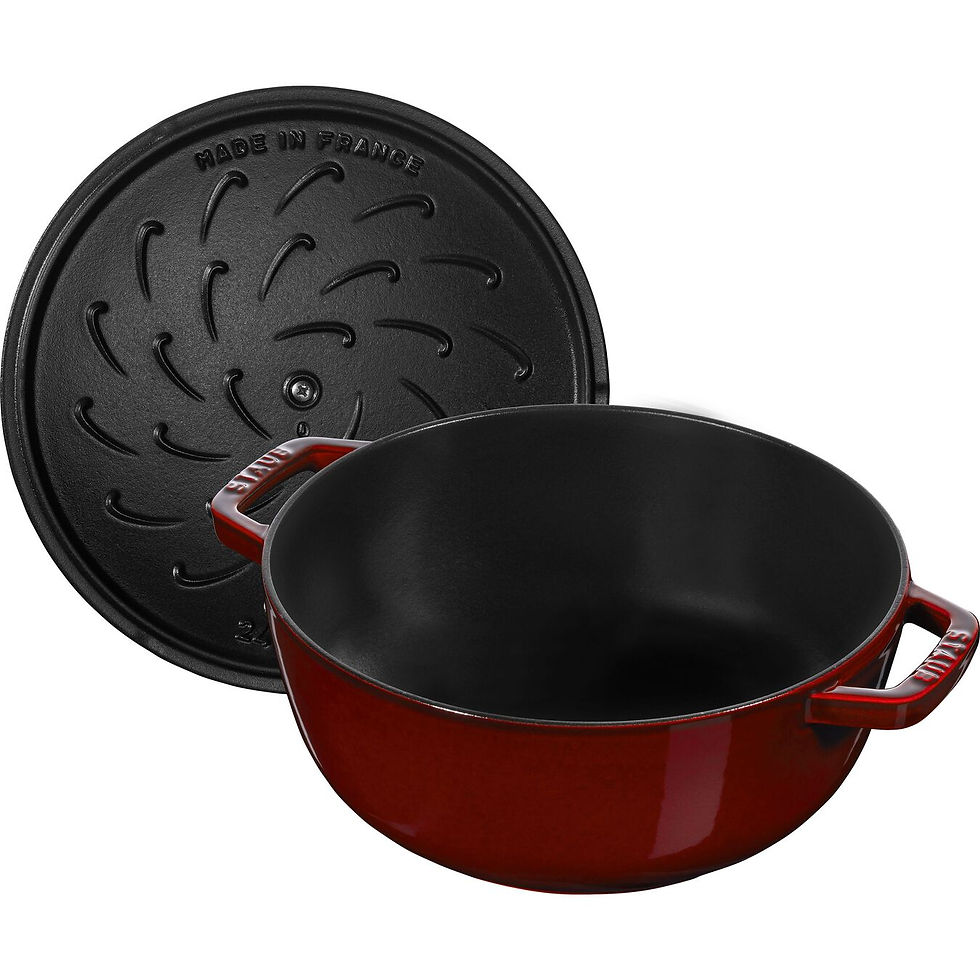 Thumbnail: STAUB CAST IRON 3.75 QT, FRENCH OVEN, GRENADINE