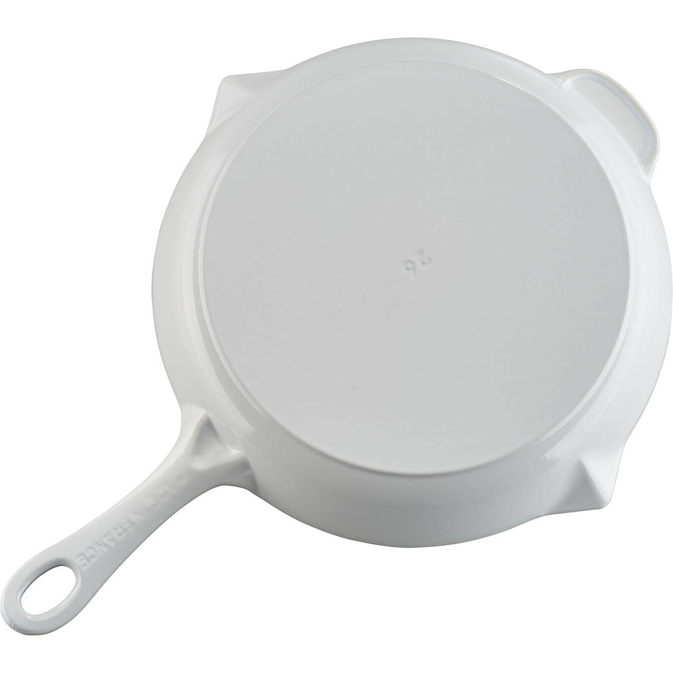 Thumbnail: STAUB CAST IRON 10-INCH, FRYING PAN, WHITE