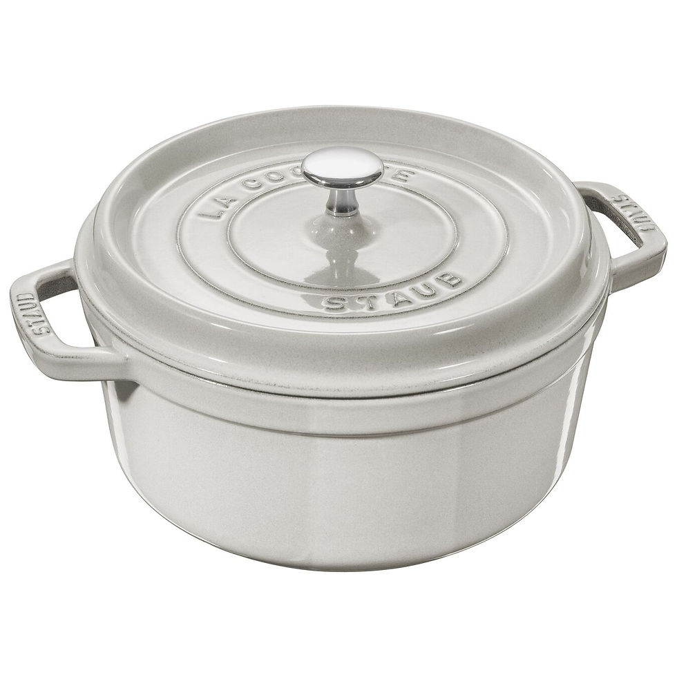 Thumbnail: STAUB LA COCOTTE 7-QT, ROUND, COCOTTE, WHITE TRUFFLE