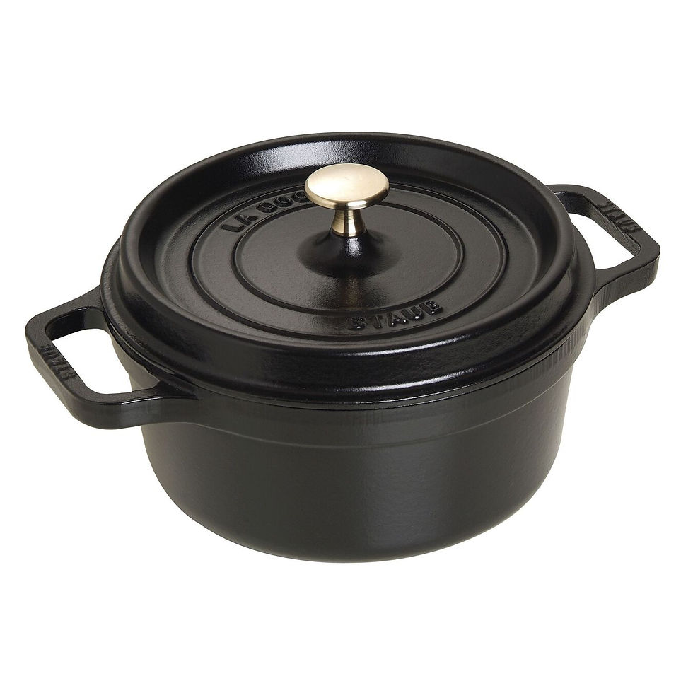 Thumbnail: STAUB CAST IRON 2.75 QT, ROUND, COCOTTE, BLACK MATTE