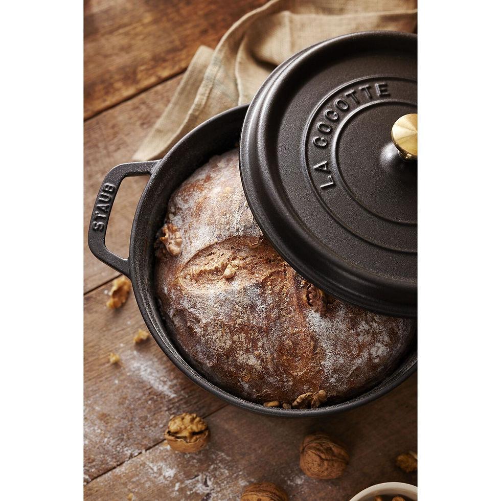 Thumbnail: STAUB CAST IRON 4 QT, ROUND, COCOTTE, BLACK MATTE