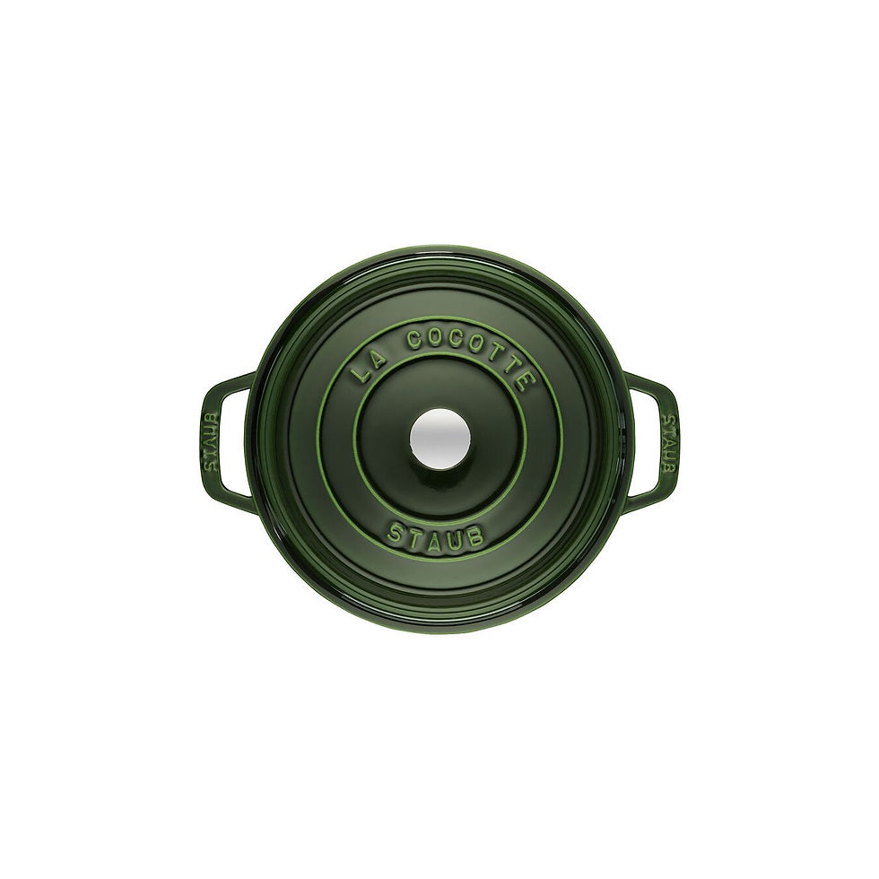 Thumbnail: STAUB CAST IRON 2.75 QT, ROUND, COCOTTE, BASIL
