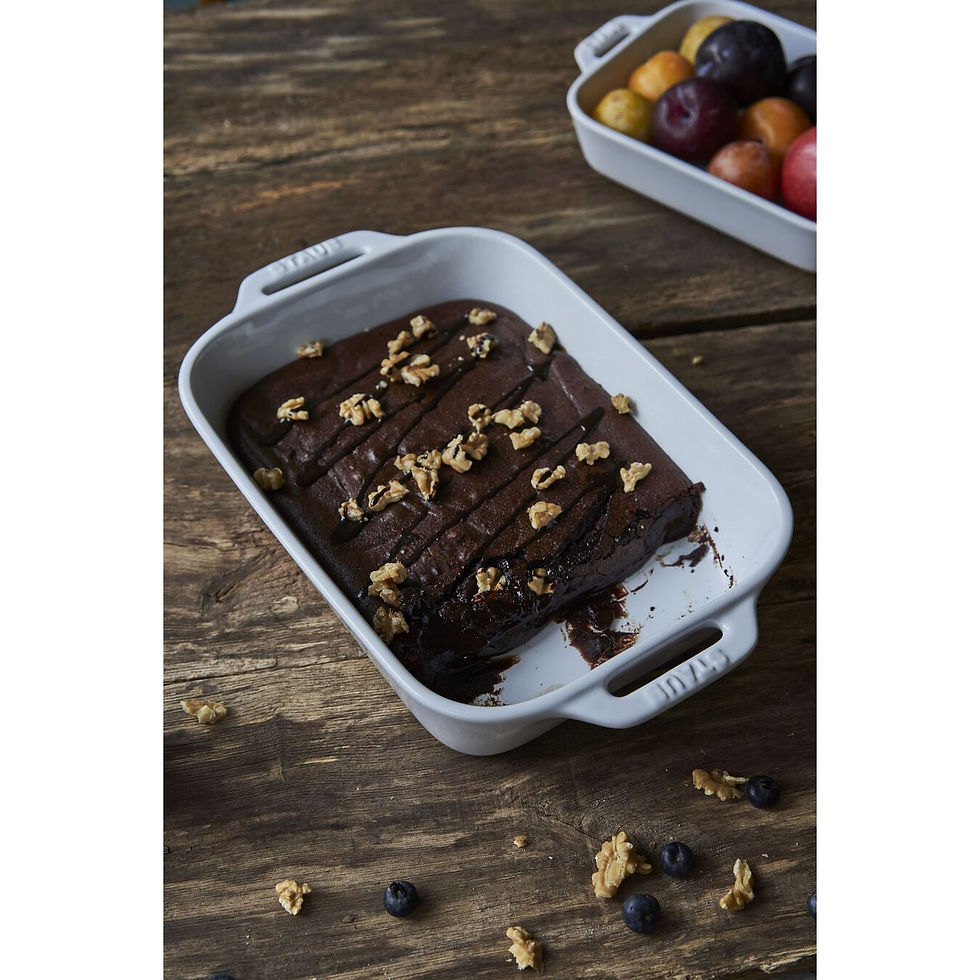 Thumbnail: STAUB CERAMIC 2-PC, RECTANGULAR BAKING DISH SET, WHITE