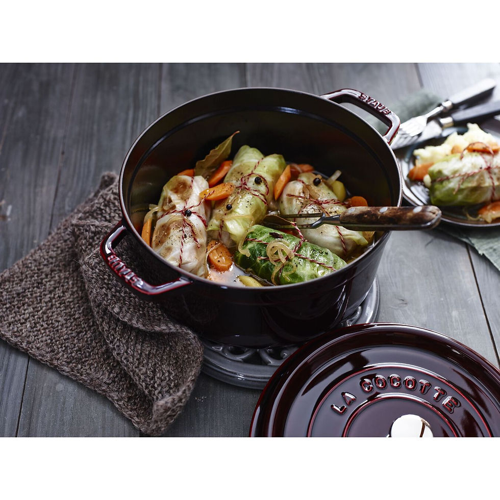 Thumbnail: STAUB CAST IRON 4 QT, ROUND, COCOTTE, GRENADINE