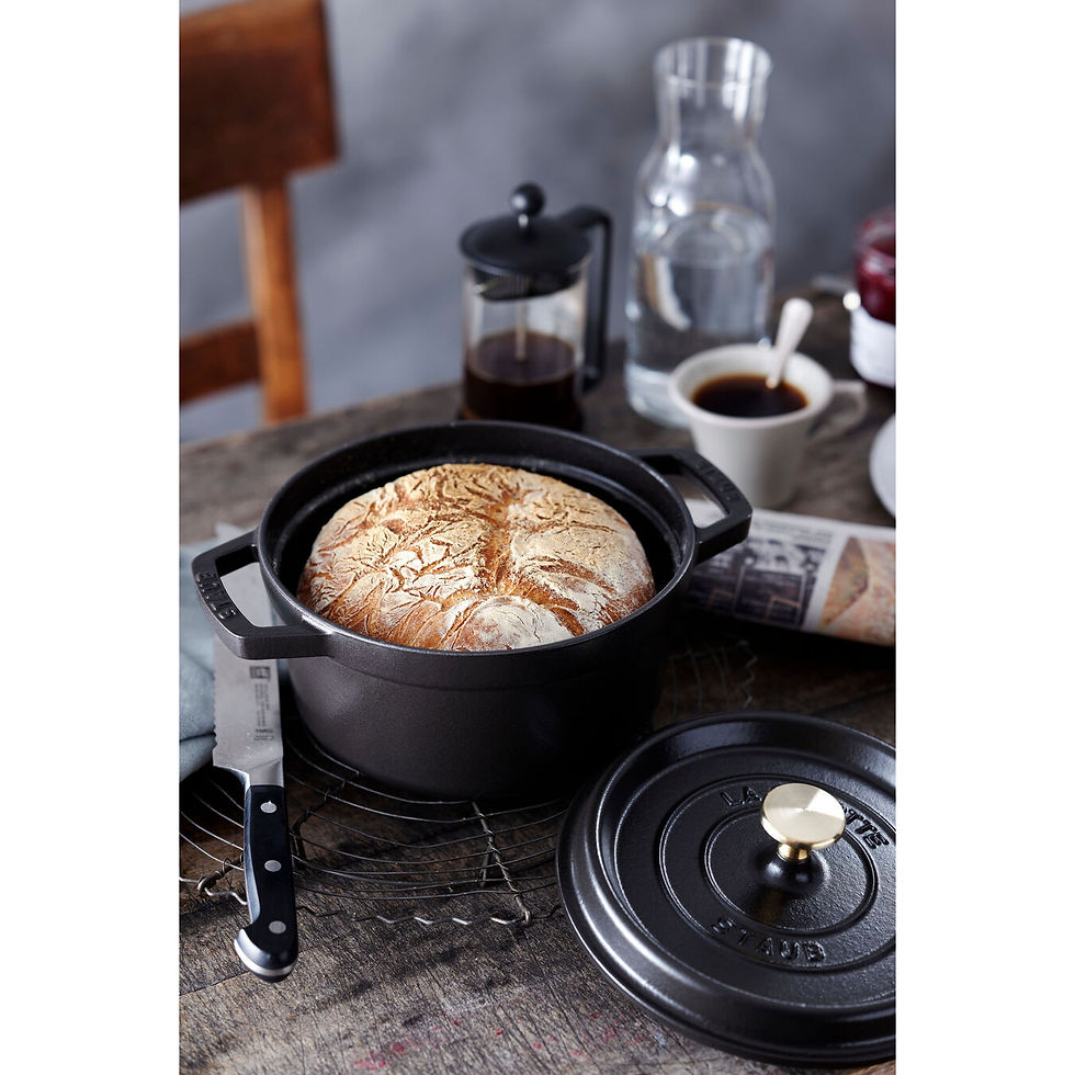 Thumbnail: STAUB CAST IRON 4 QT, ROUND, COCOTTE, BLACK MATTE