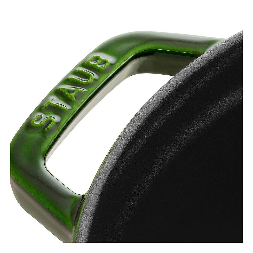 Thumbnail: STAUB CAST IRON 2.75 QT, ROUND, COCOTTE, BASIL