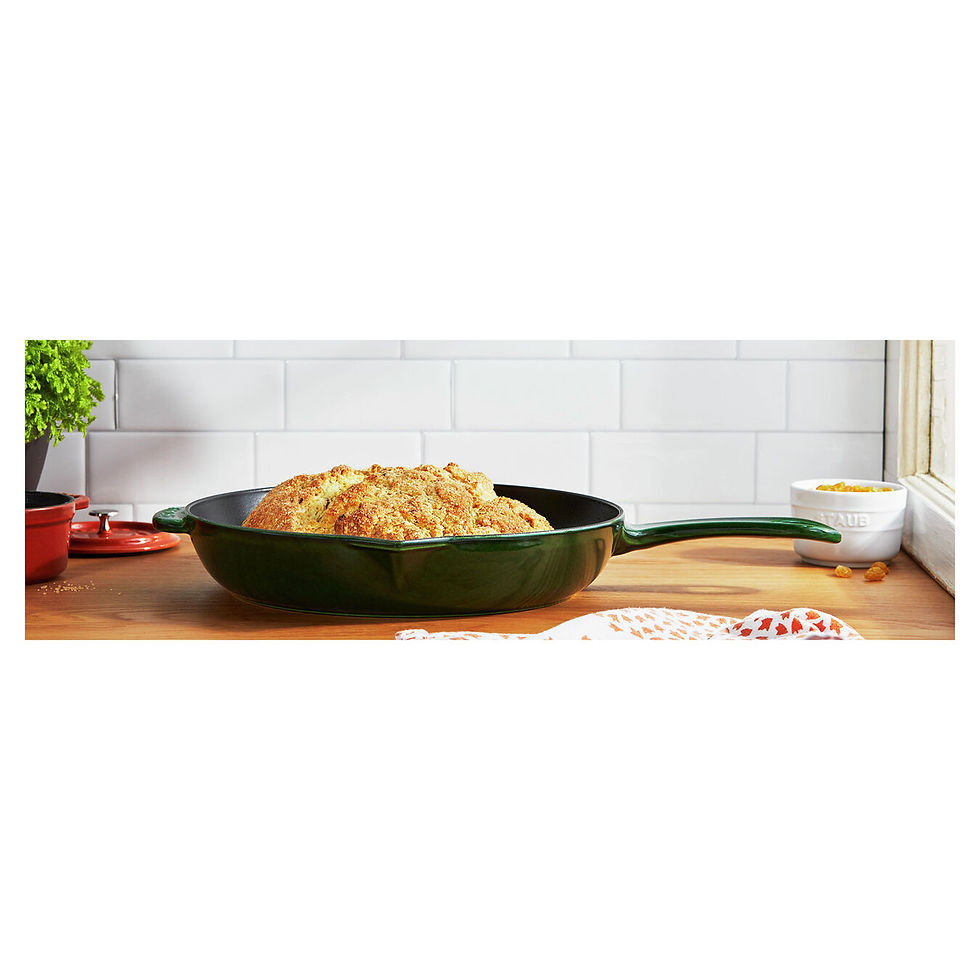 Thumbnail: STAUB CAST IRON 12-INCH, FRYING PAN, BASIL