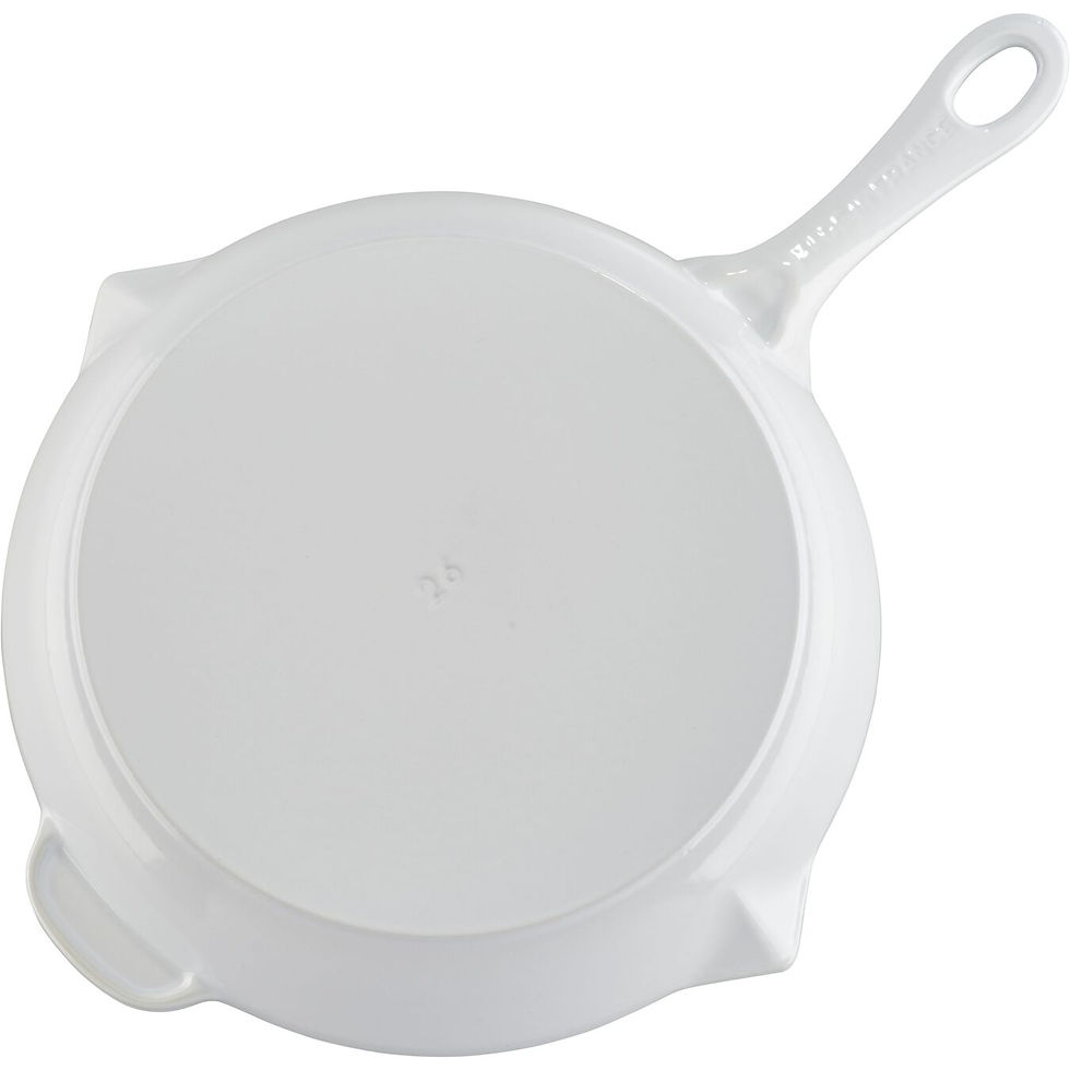 Thumbnail: STAUB CAST IRON 10-INCH, FRYING PAN, WHITE
